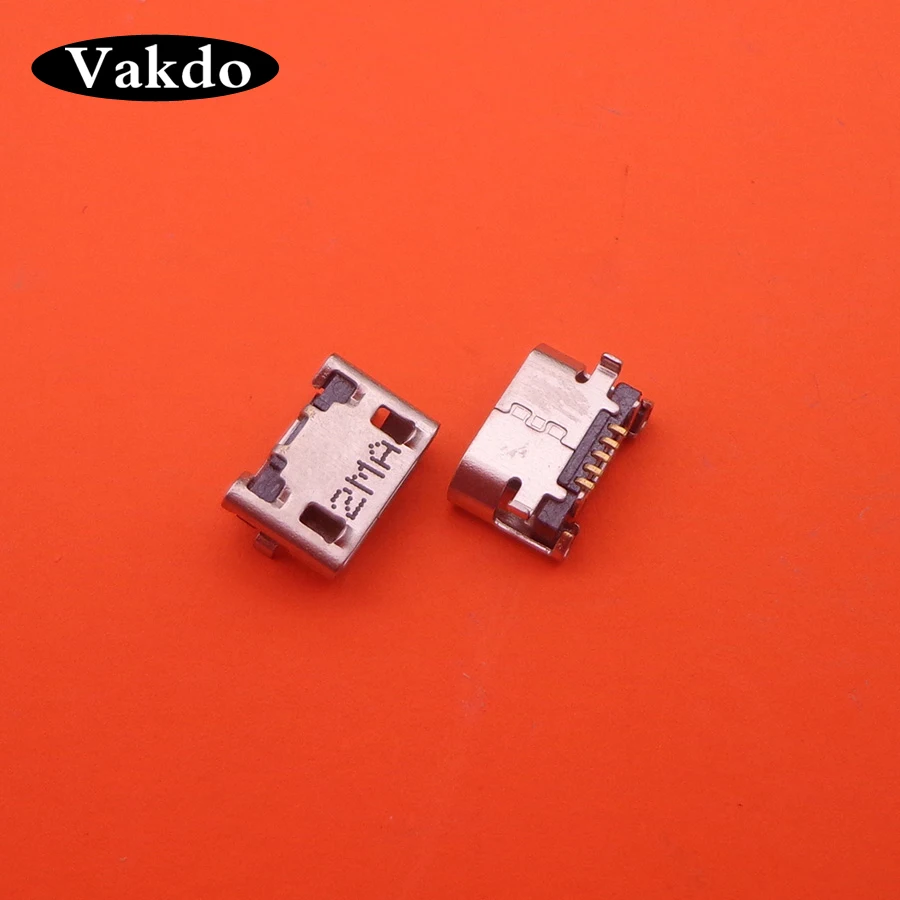 

100 шт., Micro USB разъем, гнездовой разъем для зарядки, док-станция, штекер с коротким корпусом 5,2 мм для ASUS K012 FONEPAD7 FE170 ME170