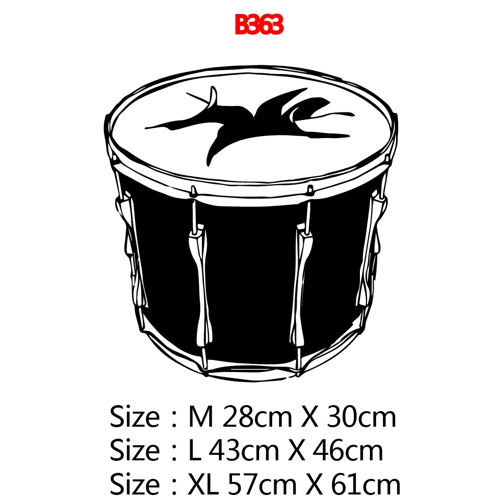 Drop Shipping drum Wall Sticker Pvc Art Paper For Kids Room Decor Decal Mural Living Decals | Дом и сад