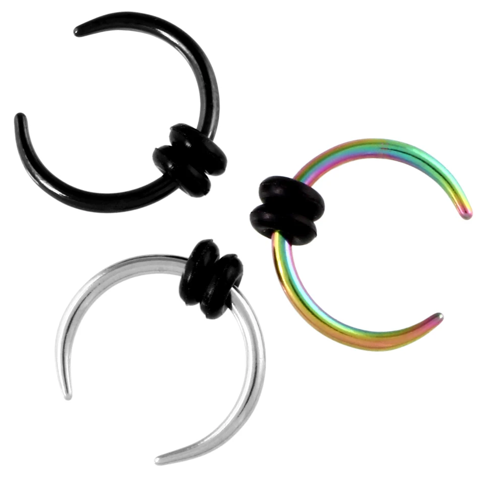 1 шт. 14 г 16 нержавеющая сталь|hoop pincher|septum nose ringsnose ring |