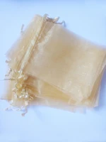 2000pcs gold organza gift bags 17x23cm party bags for women event wed Drawstring bag Jewelry Display Bag Pouch diy accessories