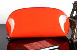 Orange Manglad пвх глянцевая Желейная косметичка портативная дорожная сумка для хранения водонепроницаемая моющаяся сумка женская красочная косметичка - Цвет: Orange