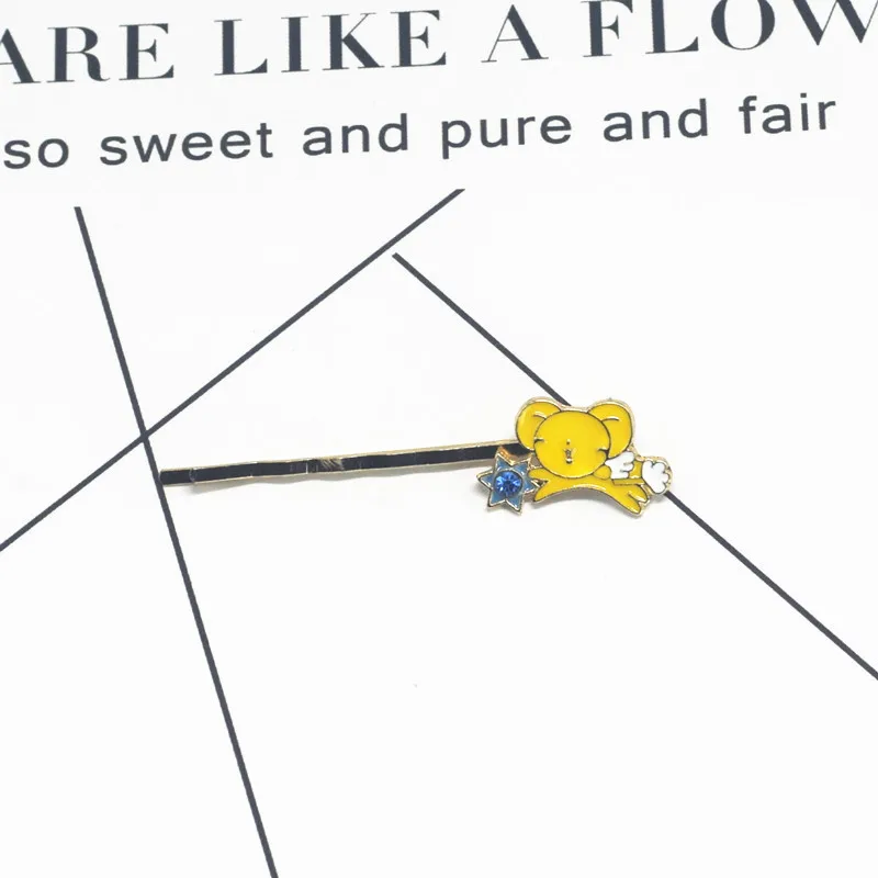 Style 6 Card Captor SAKURA Wavy Hairpin Clips Enamel Bobby Pin Cosplay KINOMOTO SAKURA Women Hair Accesso Prop - Цвет: Style 6
