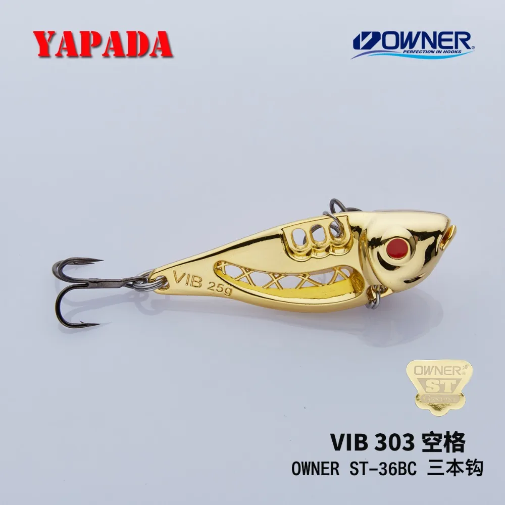 YAPADA VIB 303 Space 10 г/15 г усиленный тройной крючок 43 49 мм перо многоцветный цинковый