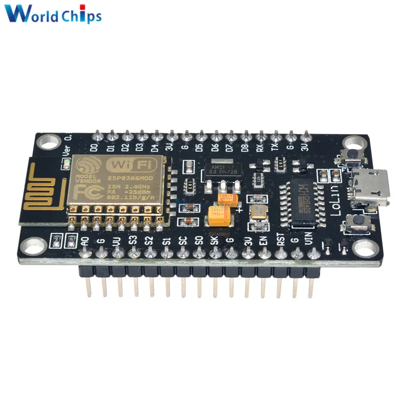 10 шт./Лот Беспроводной модуль CH340 CH340G NodeMcu V3 WIFI макетная плата на основе ESP8266 ESP-12E