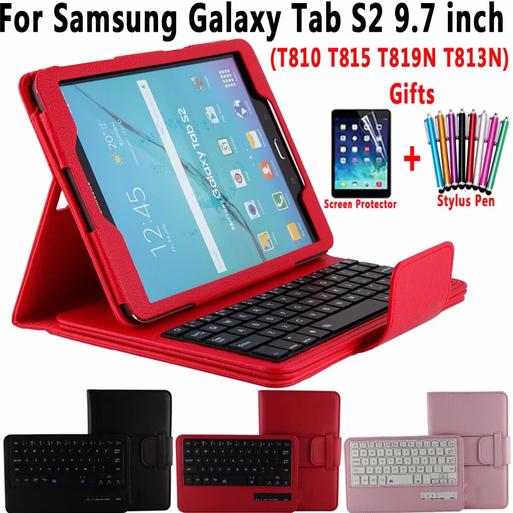 Кожаный чехол для Samsung Tab S2 9 7 T815 T810 T813N T819N|Чехлы планшетов и электронных книг| |