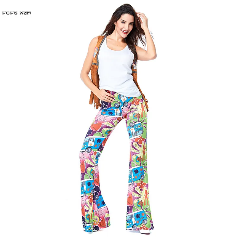 

M-XL Adult Retro Women Halloween hippie Costumes Nightclub Hip hop Cosplay Carnival Purim parade Masquerade Bar Rave party dress