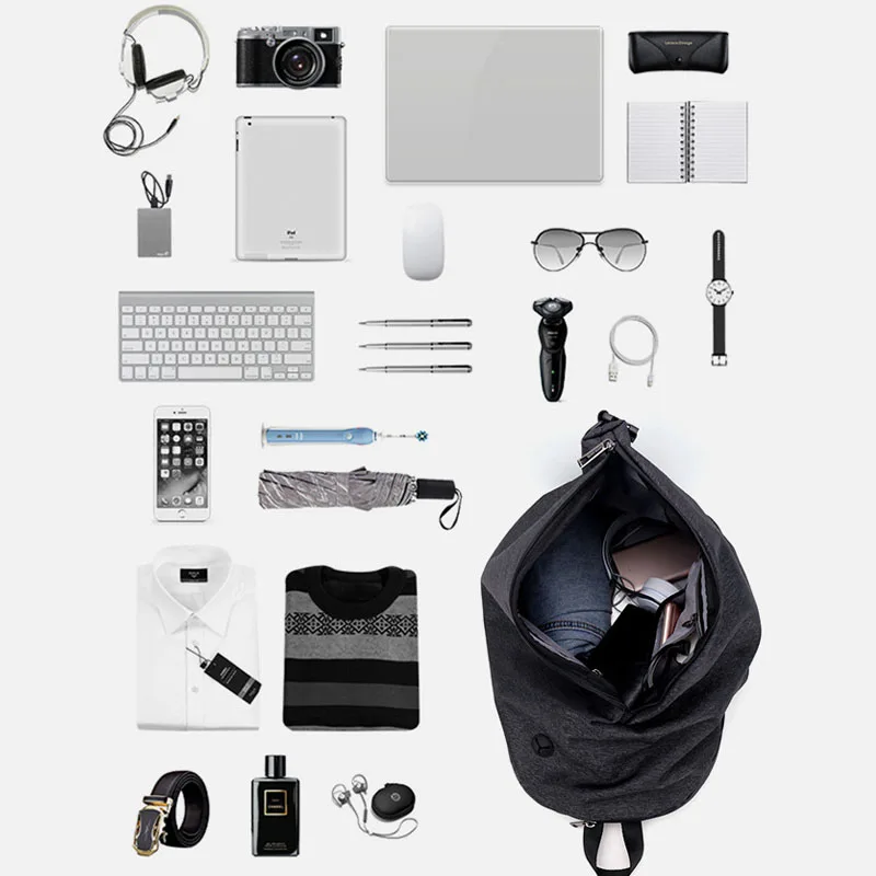 ARCTIC HUNTER, 15,6 дюймов, USB, водонепроницаемая мужская сумка для ноутбука, Спортивная, для путешествий, бизнес, ноутбук, мужской рюкзак для мальчиков, школьный ранец