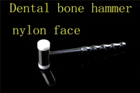 dental bone hammer double headed nylon teeth hammer stainless steel handle autoclave dentist instrument surgical extraction tool