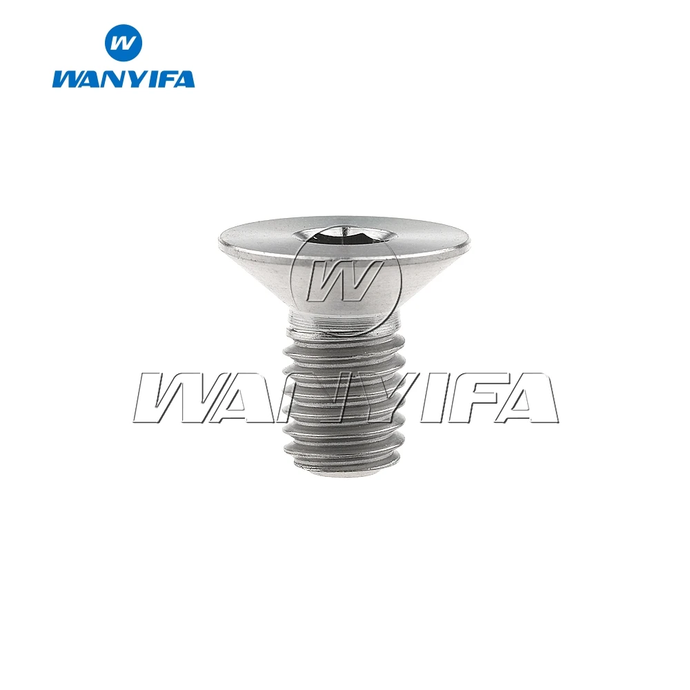 Титановый Wanyifa Ti M8x15 20 25 30 35 40 45 50 60 80 мм стандартный винт для велосипеда мотоцикла |