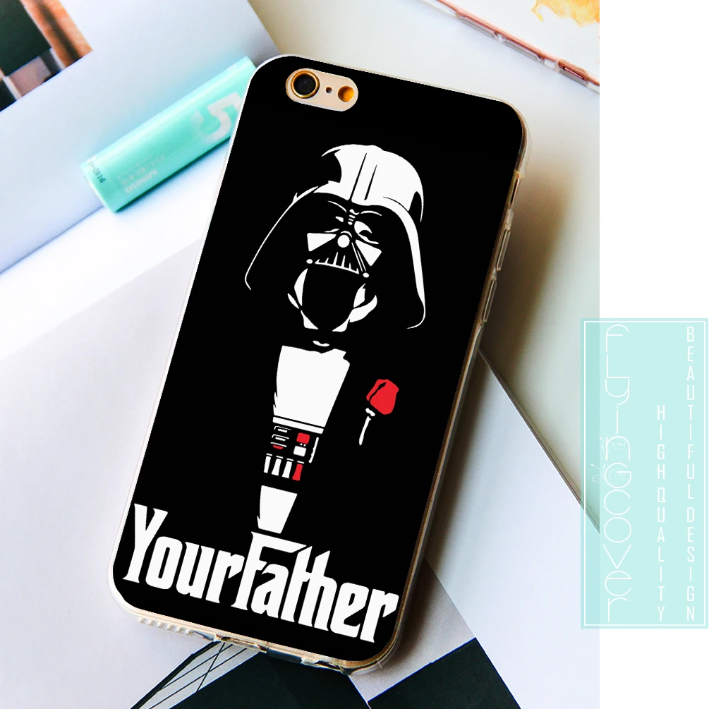 Coque Black Star Wars Прозрачный Мягкий ТПУ силиконовый чехол для телефона iPhone X 7 8 Plus 5S 5 SE 6