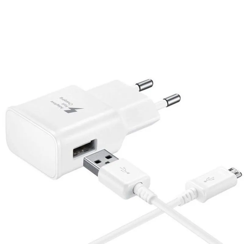 Оригинальное быстрое зарядное устройство для Samsung 9 V/1.67A быстрый адаптер 1M Micro USB