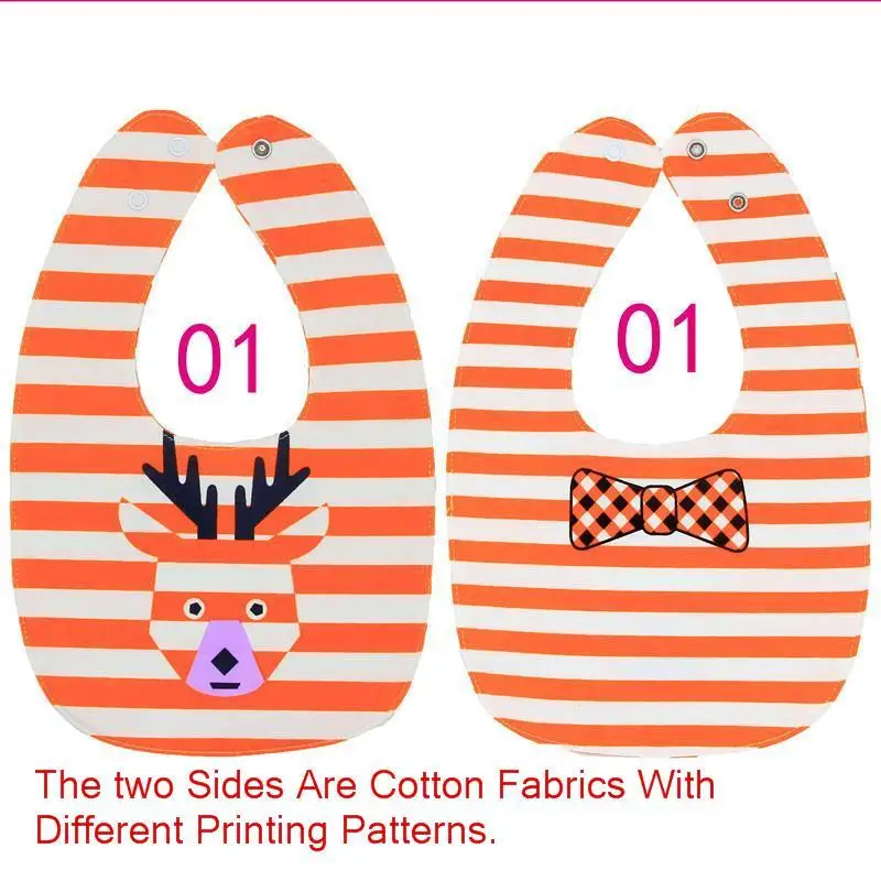 Adjustable Baby Bibs EVA Plastic Waterproof Lunch Feeding Bibs Baby Cartoon Feeding Cloth Children Baby Apron Babador de bebe