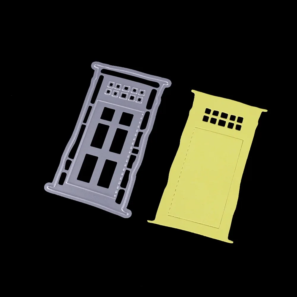 Штампы для резки дверей DIY карты тиснение углеродистая сталь штампы скрапбукинга
