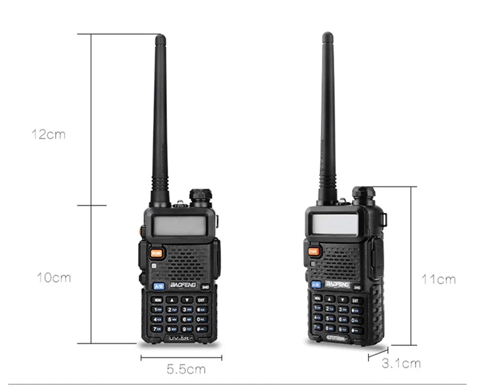 Новая UV-5R портативная рация профессиональная CB радиостанция Baofeng UV5R трансивер 5 Вт VHF UHF портативный UV 5R охотничий радиоприемник