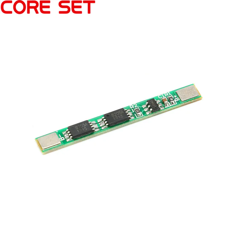2 шт. 1S 3 7 V 4A li-ion BMS PCM 18650 зарядное устройство Защитная плата PCB для литий-ионная