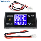 DC 0-100V 10A 1000W ЖК-дисплей Цифровой вольтметр, амперметр, ваттметр Напряжение ток Мощность счетчик детектор напряжения тестер монитора 12V 24V 36V