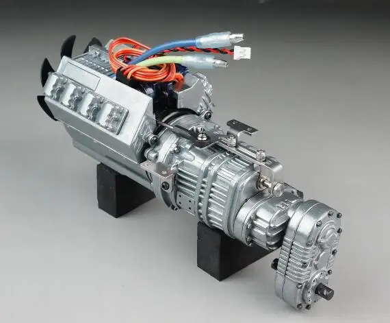 Третья передача металлическая коробка передач для масштаба 1/14 1/12 Tamiya RCW4D JDM LEISU