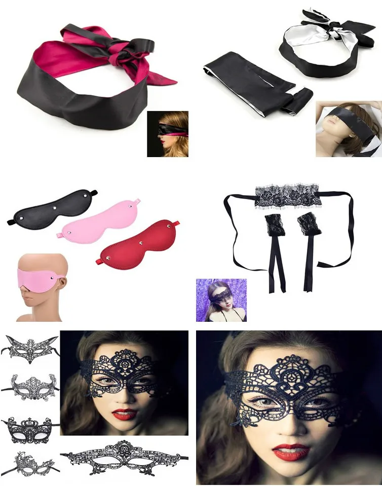 Сексуальные наручники SM бандаж лента Реверсивный секс рабство эротическая маска