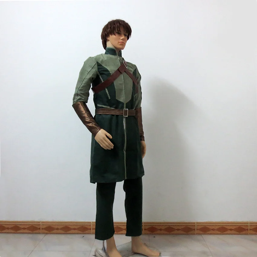 Одежда для костюмированной вечеринки Legolas зеленого цвета на Рождество Хэллоуин