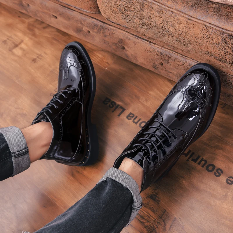 2019 fashion men's boots leather military shoes male boot army security shoe man plush size working cowboy ankle for men |