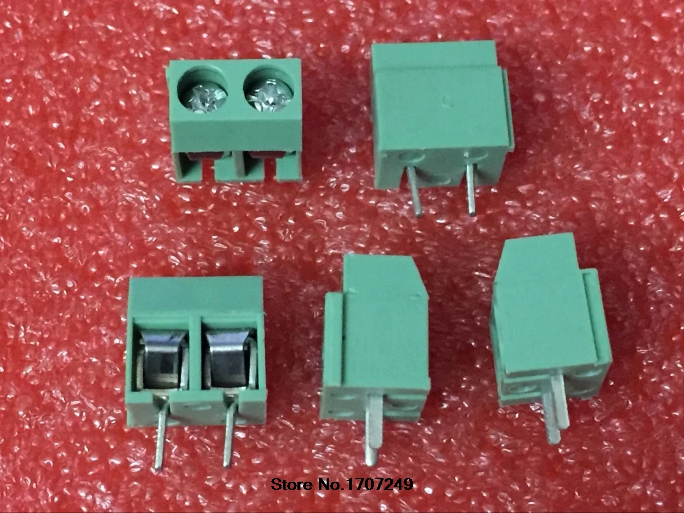 100 шт. KF126 2P 5 08 мм расстояние терминалы 300V10A &quot+&quot винт может соединить PCB Клеммная