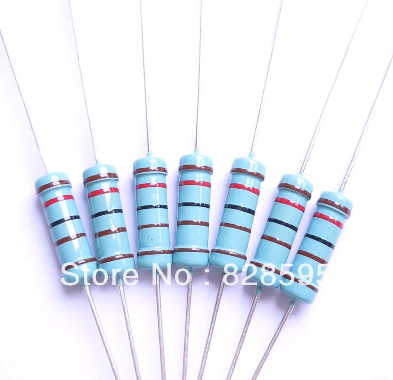 2W 1 2 k ohm 1k2 1200 100% оригинальный новый фиксированный резистор металлическая пленка