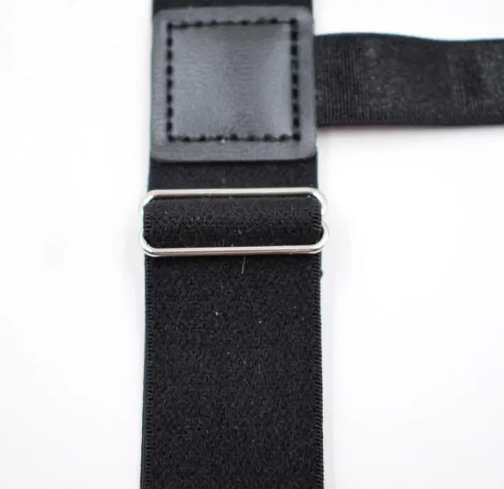 High Qualit Black Polyester Women men Stockings Garter 2.5cm width Clasps Elastic Men's T-shirt Strap Belt accessories | Аксессуары