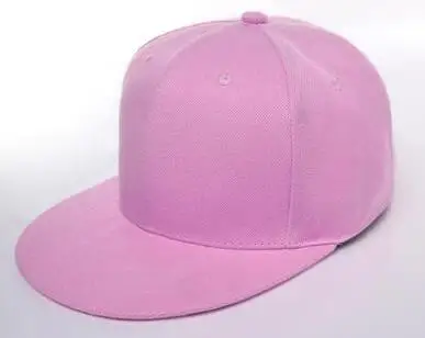 pink Заводская Кепка в стиле хип-хоп с плоским козырьком Snapback с логотипом/шляпы с буквами 3D вышивка бейсбольная кепка для мальчиков и девочек Размер - Цвет: pink