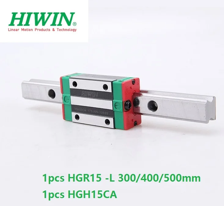 1 шт. оригинальная рельсовая направляющая HIWIN HGR15 L 300 мм 400 500 + HGH15CA или HGW15CA(HGW15CC)