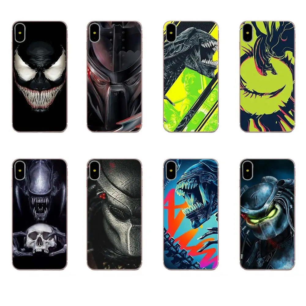 Аниме Alien vs Predator для Xiaomi Redmi Note 2 3 3S 4 4A 4X 5 5A 6 6A Pro Plus Мягкий силиконовый прозрачный