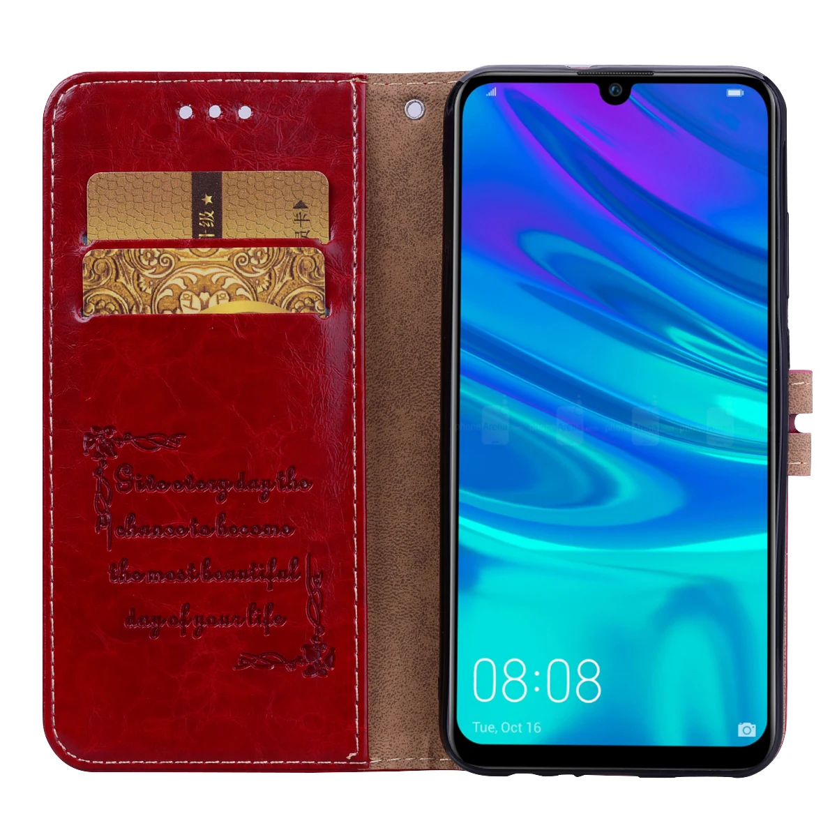 Leather Wallet Case For Huawei P Smart 2019 POT-LX1 LX2 LX3 Phone On FIG-LX1 Psmart Plus Silicon Cover | Мобильные телефоны и