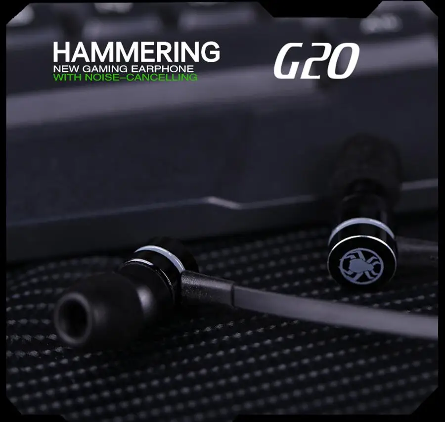 Игровые наушники G20 Hammerhead с микрофоном, магнитные басовые наушники, стерео наушники для компьютера, геймера, PS4, ноутбука