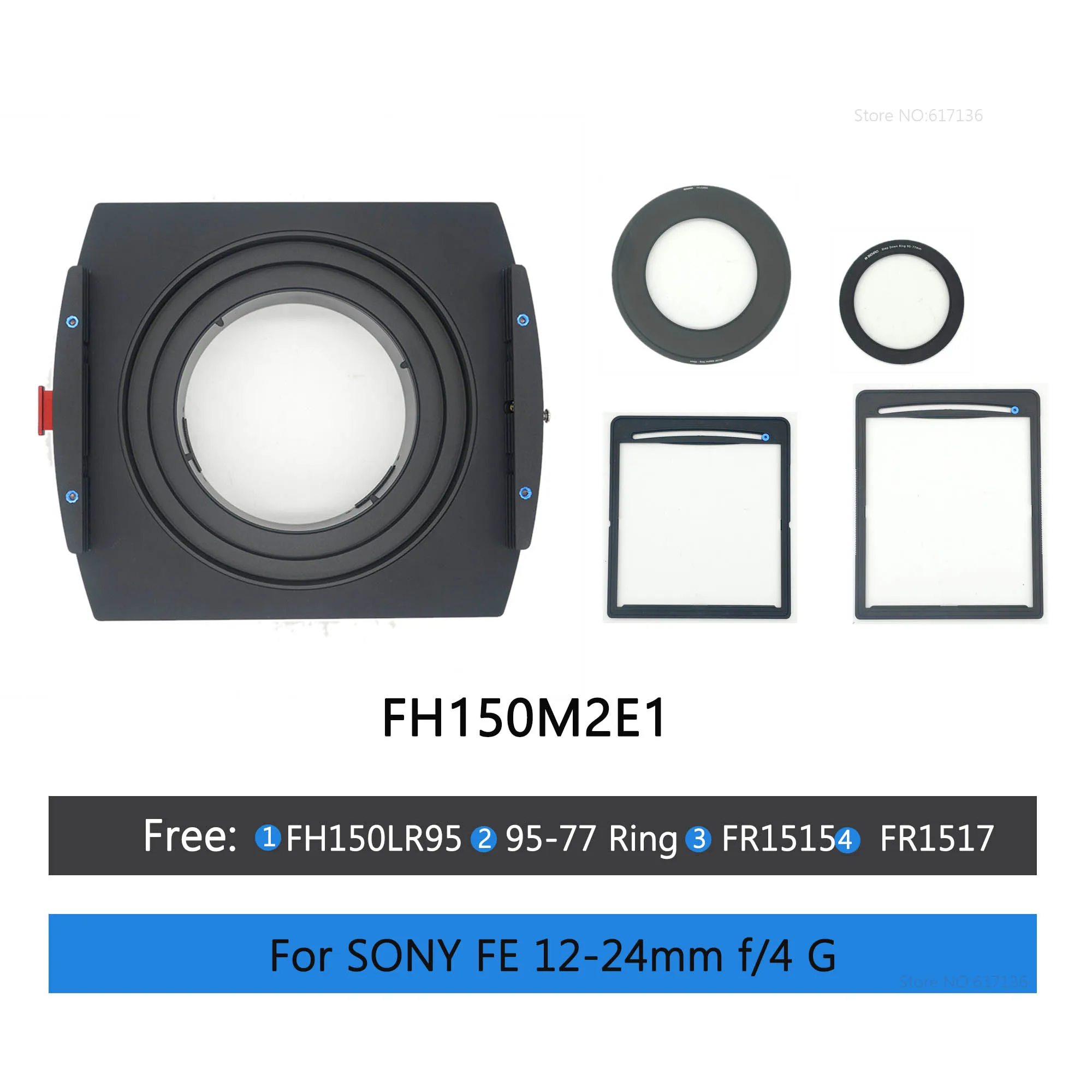 FH150M2E1 Benro FH150M2 держатель фильтра 150 мм квадратный фильтр системы ND/GND/CPL держатель фильтров для более 14 мм ультра-широкий объектив - Цвет: FH150M2E1