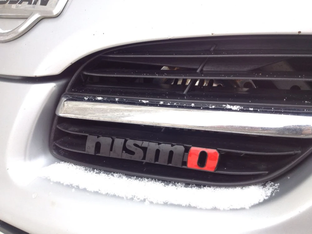 Металлические 3D Автомобильные наклейки NISMO передняя решетка эмблема Стайлинг