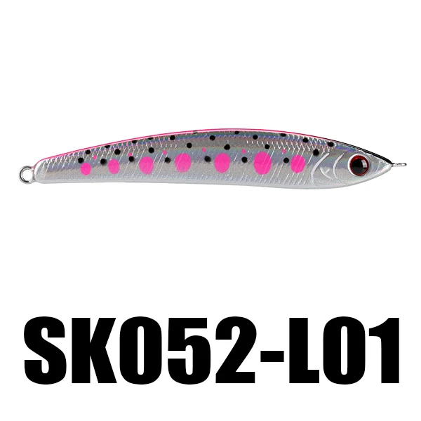 L01 1PC SeaKnight Тонущий Карандаш SK052 13,5 г 80 мм набор рыболовной приманки 8 шт. жесткая Приманка VMC крючок для глубокого дайвинга искусственная приманка рыболовные снасти - Цвет: L01 1PC