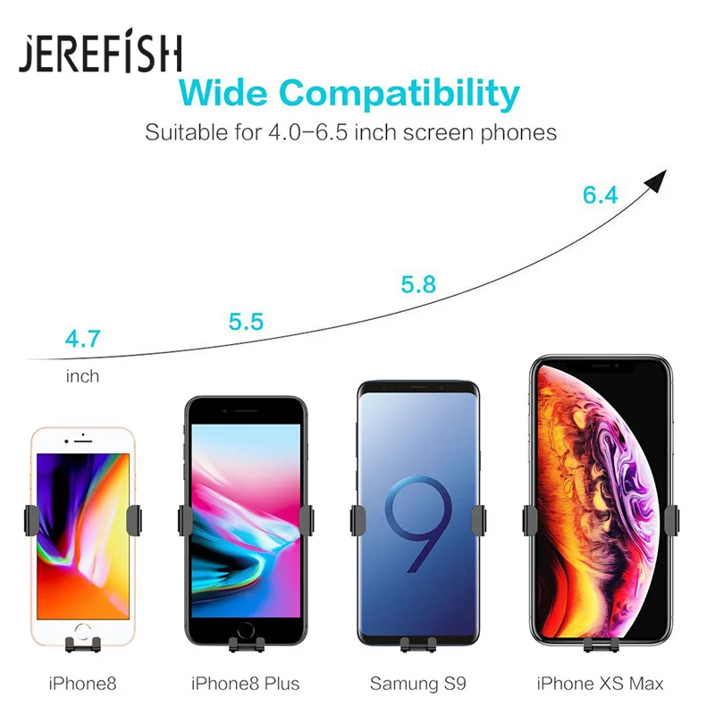 Держатель сотового телефона Jerefish для автомобиля подставка приборной панели
