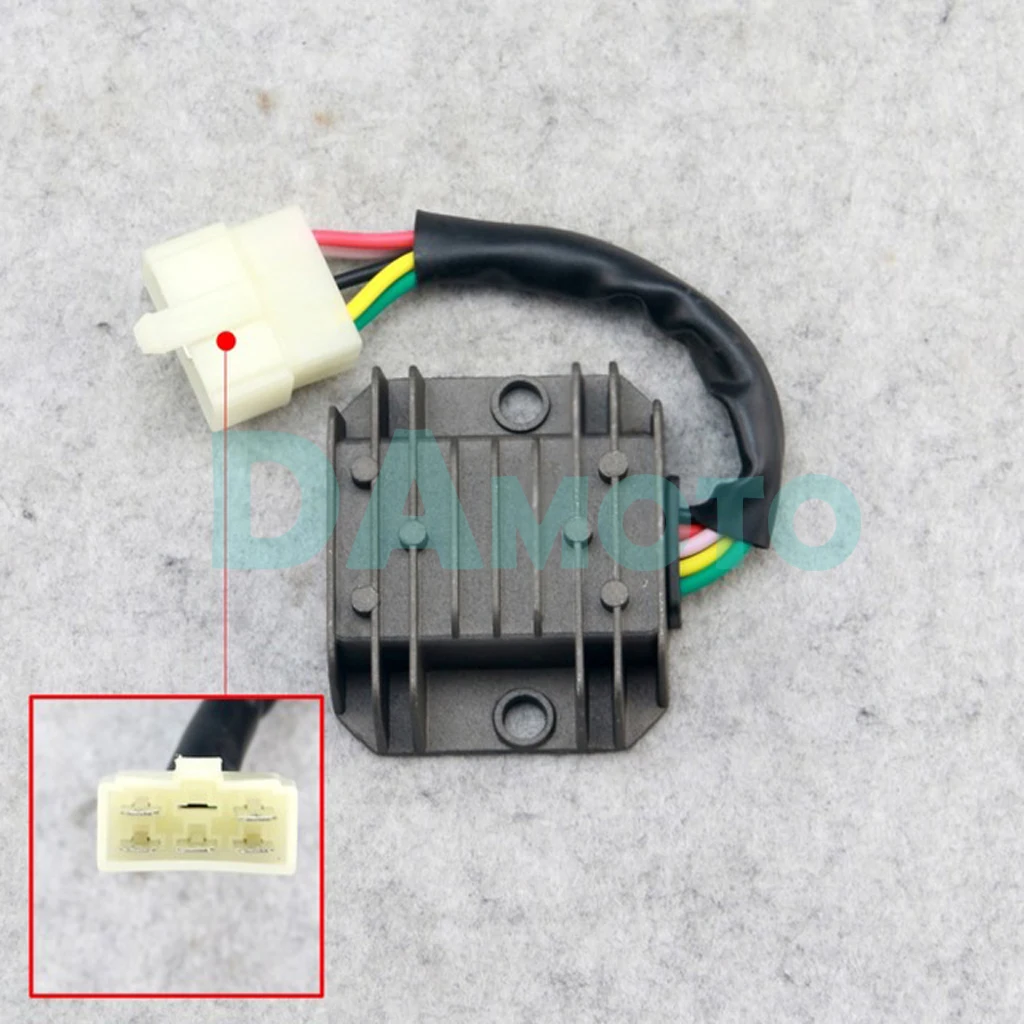GY6 125 куб. См 150cc напряжение 5 Pin Регулятор выпрямителя для китайских