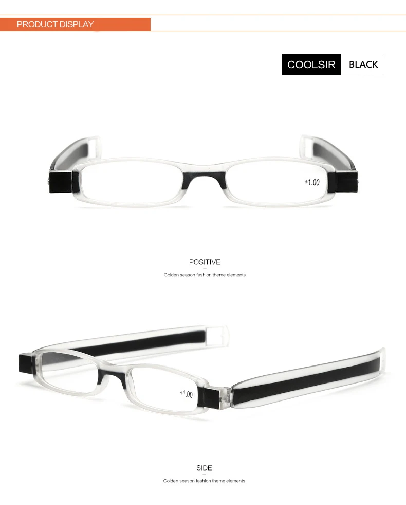 Складные очки для чтения 360 градусов вращение дальнозоркостью складные очки для чтения Для мужчин Для женщин с Чехол 1,0 1,5 2,0 2,5 3,0 3,5 4,0