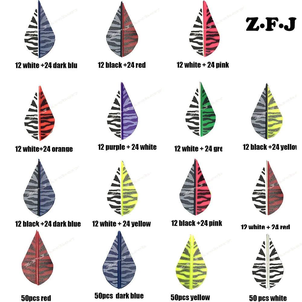 Пластиковые стрелы для стрельбы из лука лопатки с перьями 2 дюйма