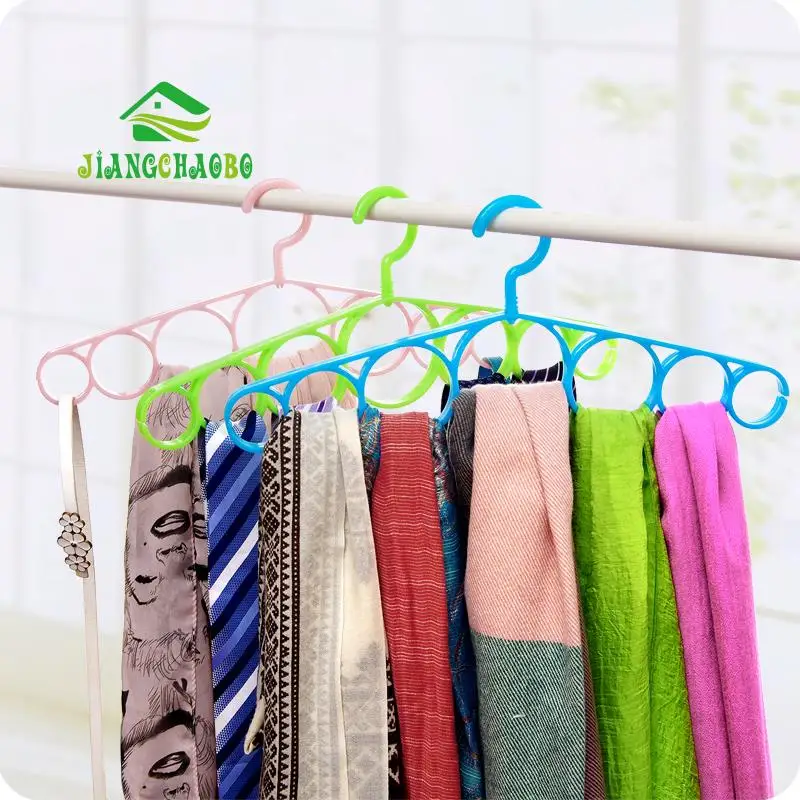 Шарф Вешалки Вешалка 7 Кольцо Отверстия Круглый Галстук Европейские Одежды Шарфы