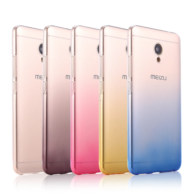 Градиент ТПУ чехол для Meizu Mx5 Mx6 U10 U20 Pro мягкий телефона Ультратонкий прозрачный