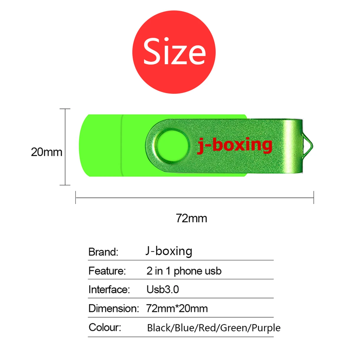 J-бокс USB 3,0 OTG USB флеш-накопитель 64 ГБ 32 ГБ 16 ГБ высокоскоростная otg флеш-карта памяти для samsung/huawei/Tablet/PC флешки usb