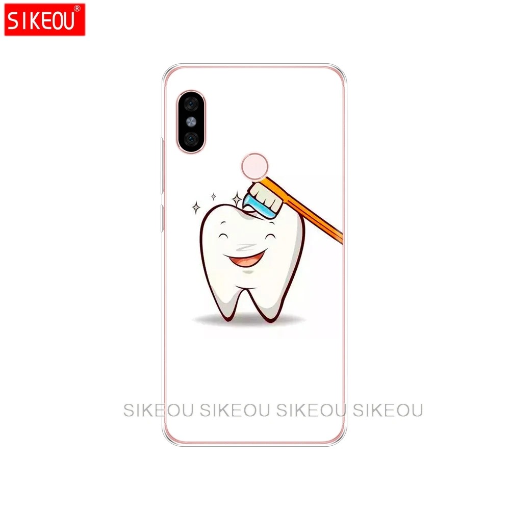 Силиконовый чехол для телефона Xiaomi redmi 5 4 1 1s 2 3 3s pro PLUS note 4X 4A 5A стоматологический