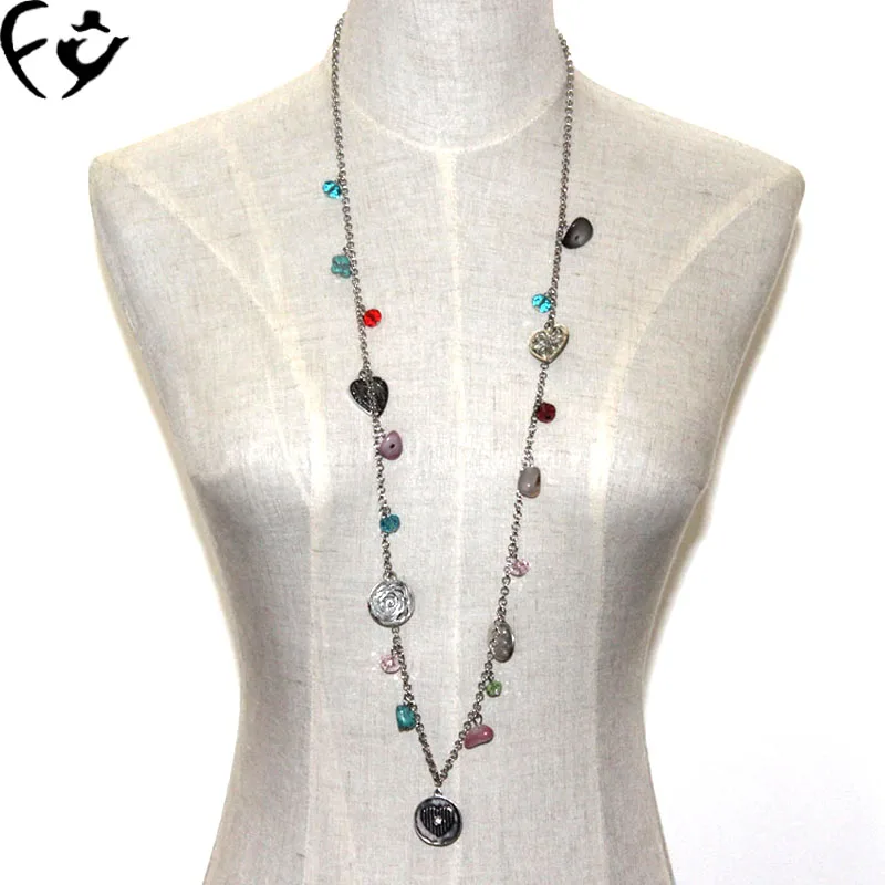 Длинное ожерелье ручной работы в европейском и американском стиле FY18091903 |