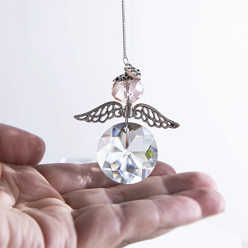 H& D Кристалл ангел-хранитель Suncatcher оконная подвеска украшения Висячие Радуга производитель мяч призмы для домашнего декора(Multi-7pcs