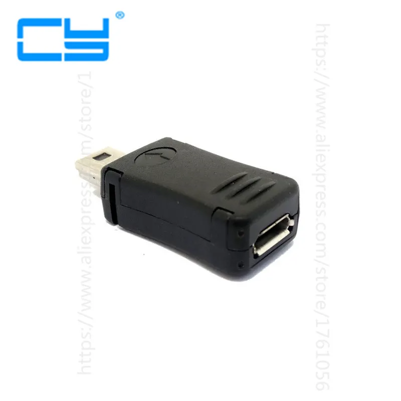 2 шт. USB 0 F/M Mini A 5 Pin p штекер к Micro B pin P гнездовой разъем адаптера кабеля Бесплатная