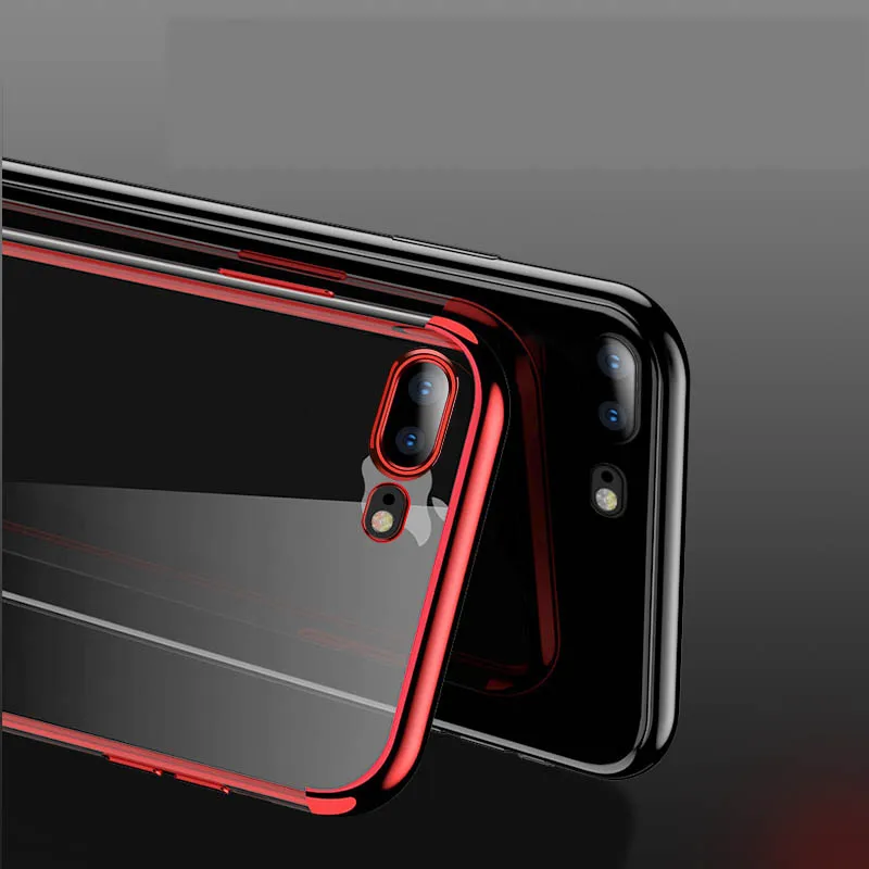 Хромированный гальванический Мягкий ТПУ для Iphone 11 Pro XR XS MX X 9 8 7 6 Plus Galaxy Note 10 S9 S10 5G
