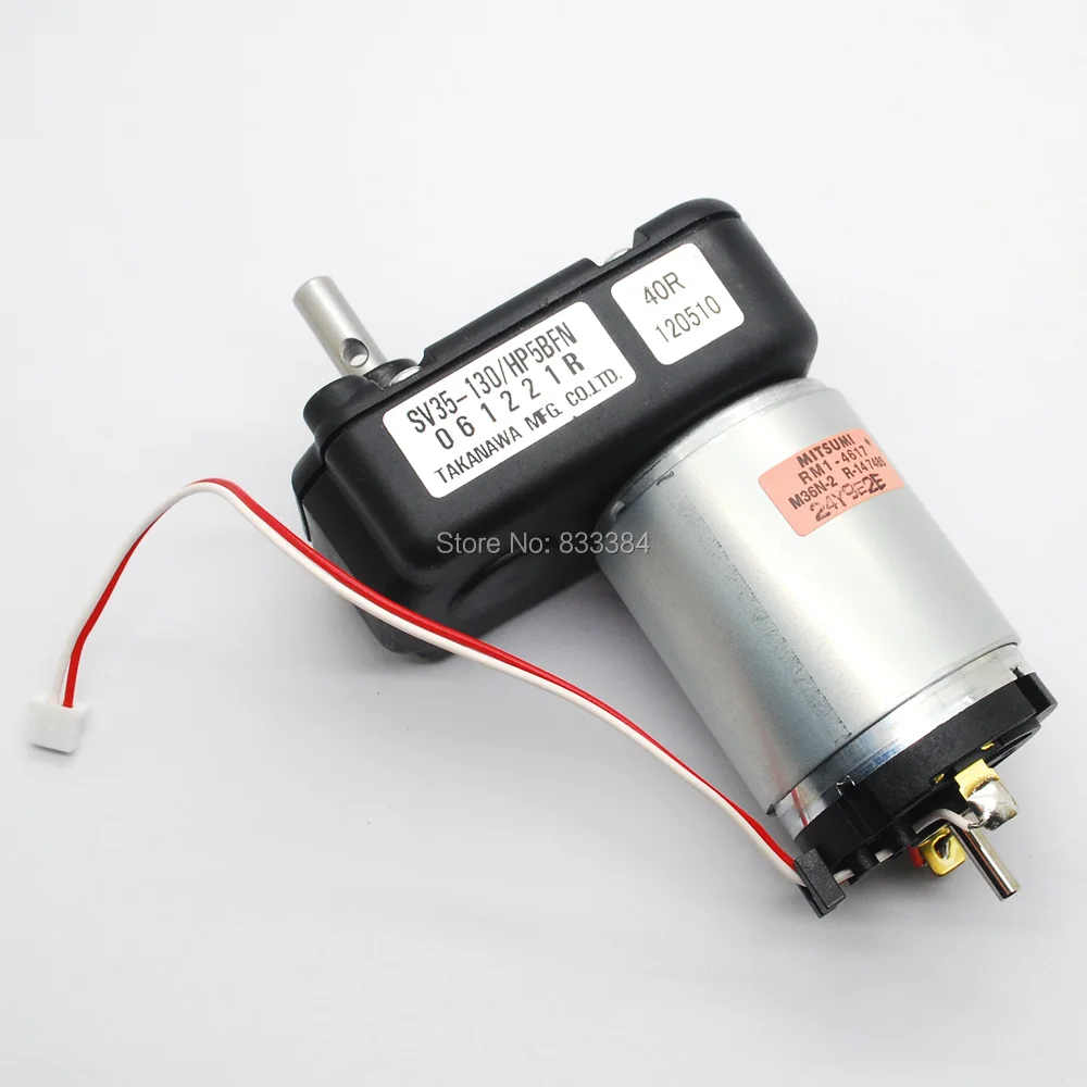 Новый mitsumi 545 DC Двигатель 7 шрифт все металлические Шестерни DC12-30V 55-120 об./мин. ED 8kg. f.