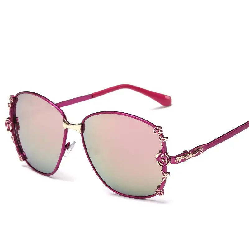 Новые модные женские брендовые дизайнерские солнцезащитные очки в оправе из