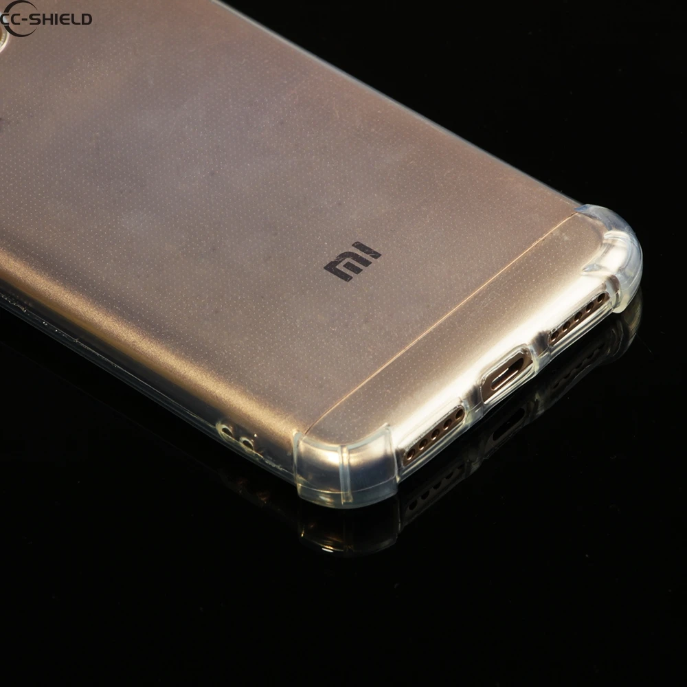 Мягкий чехол для Xiaomi Redmi 4X 4 X Redmi4X ультра тонкий прозрачный силиконовый X4 красный mi